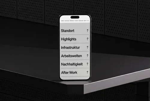 Sixrooms | Kreativagentur München | Banderole – iphone menu