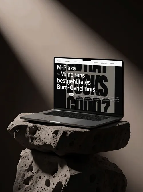 Sixrooms | Kreativagentur München | Banderole – macbook lava Bildmotiv