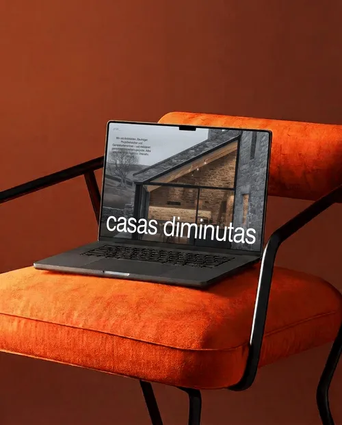 Sixrooms | Kreativagentur München | Banderole – macbook orangechair casas