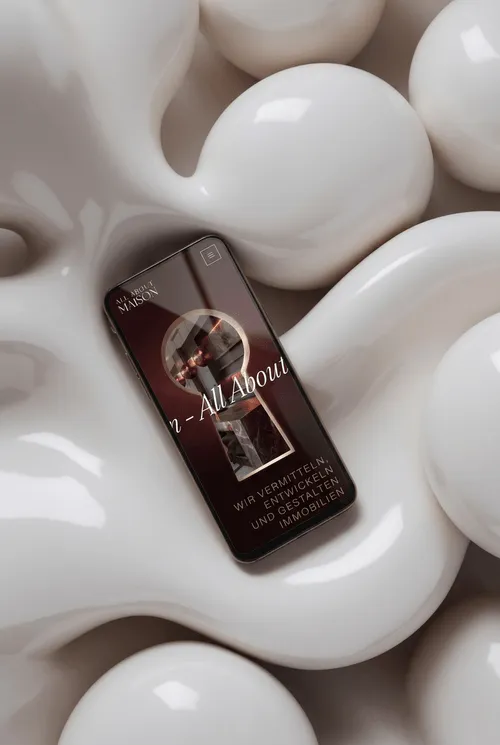 Sixrooms | Kreativagentur München | Banderole – phone Website Mockup