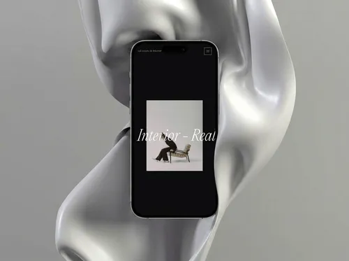 VD Estate & Interior Website mobil – So nice to meet you